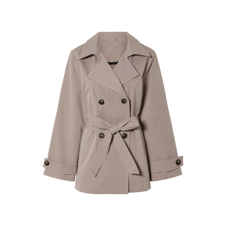 esmara Dames trenchcoat (Beige, 50) afbeelding 1