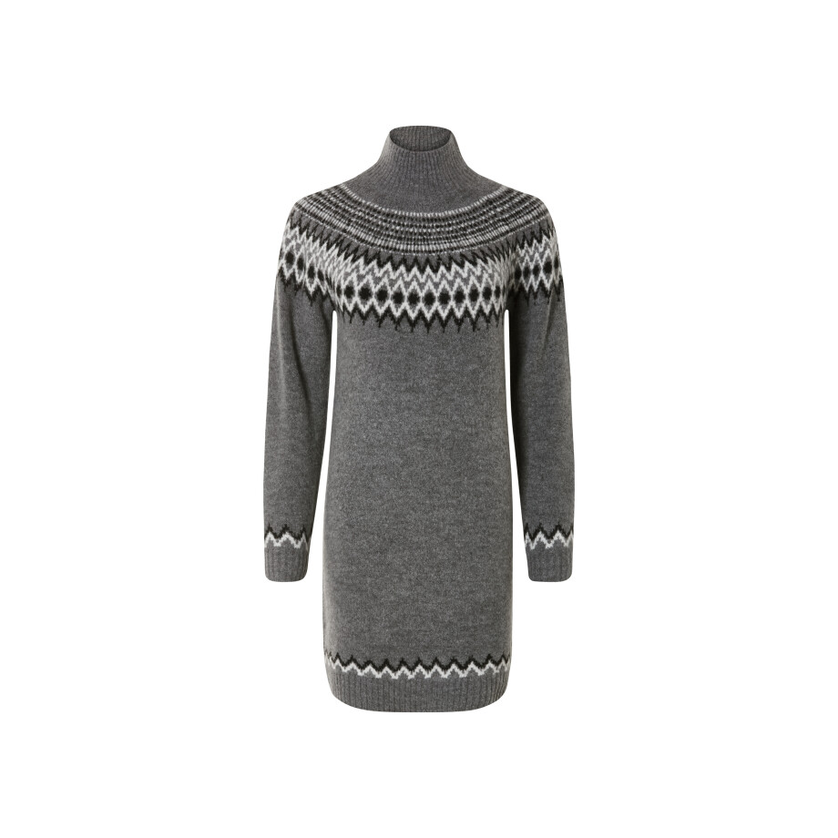 esmara Gebreide dames jurk (M (40/42), Grijs) esmara Gebreide dames jurk (M (40/42), Grijs) afbeelding 1