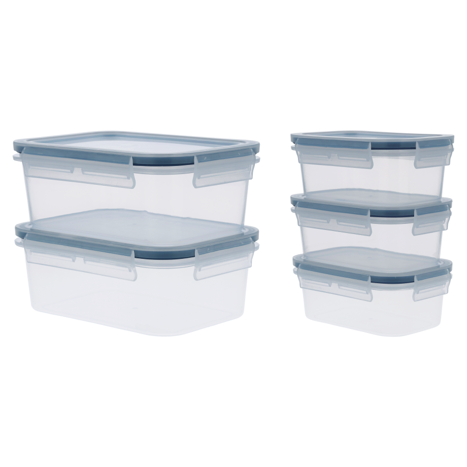 SILVERCREST Vershoudbakjes met klikdeksel (2-delig) SILVERCREST Vershoudbakjes met klikdeksel (2-delig) afbeelding