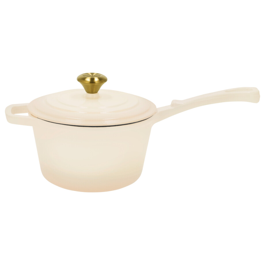 SILVERCREST Gietijzeren steelpan, Ø18 cm (Crème) SILVERCREST Gietijzeren steelpan, Ø18 cm (Crème) afbeelding 1