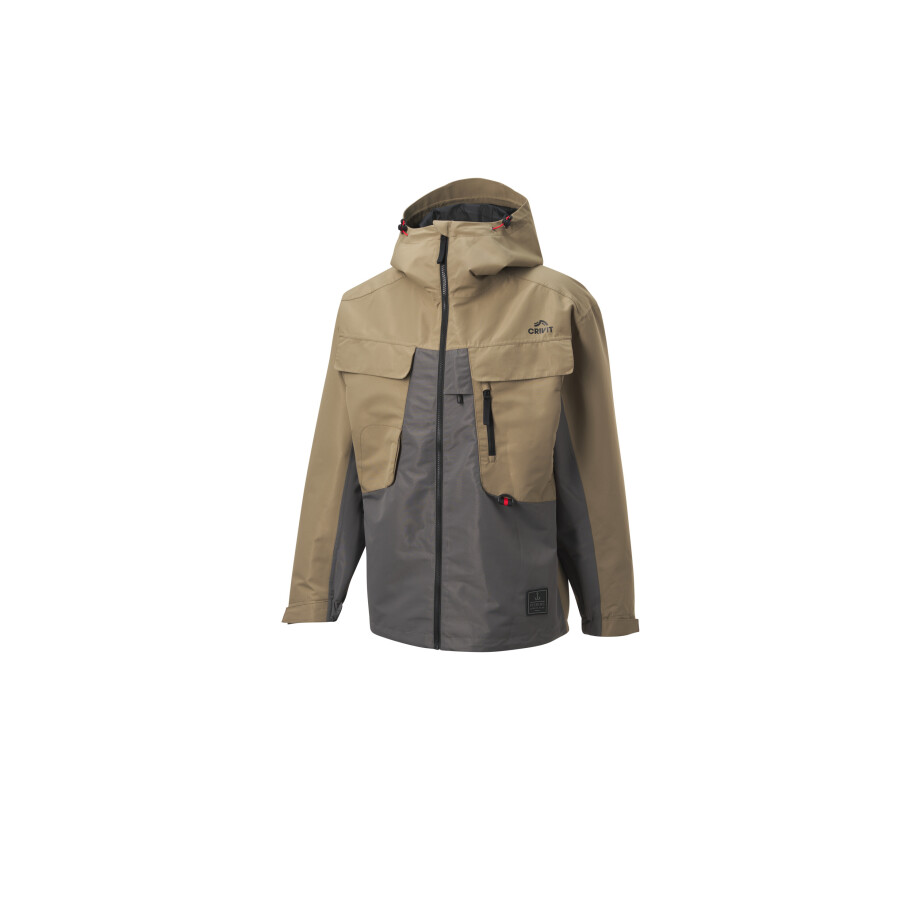 CRIVIT Heren jas (groen/grijs, M) afbeelding 1