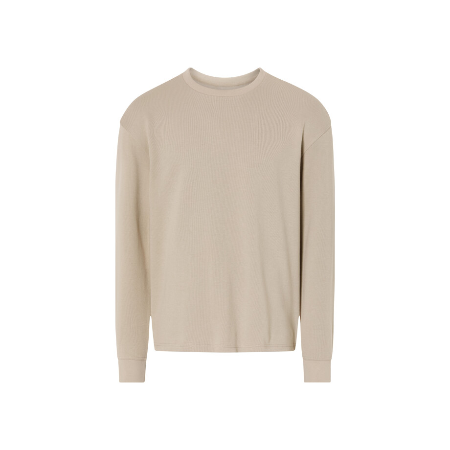 LIVERGY Heren sweater (Beige, S) LIVERGY Heren sweater (Beige, S) afbeelding 1
