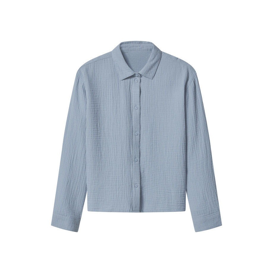 Esmara Kids Mousseline kinder blouse (Blauw, 134/140) afbeelding 1
