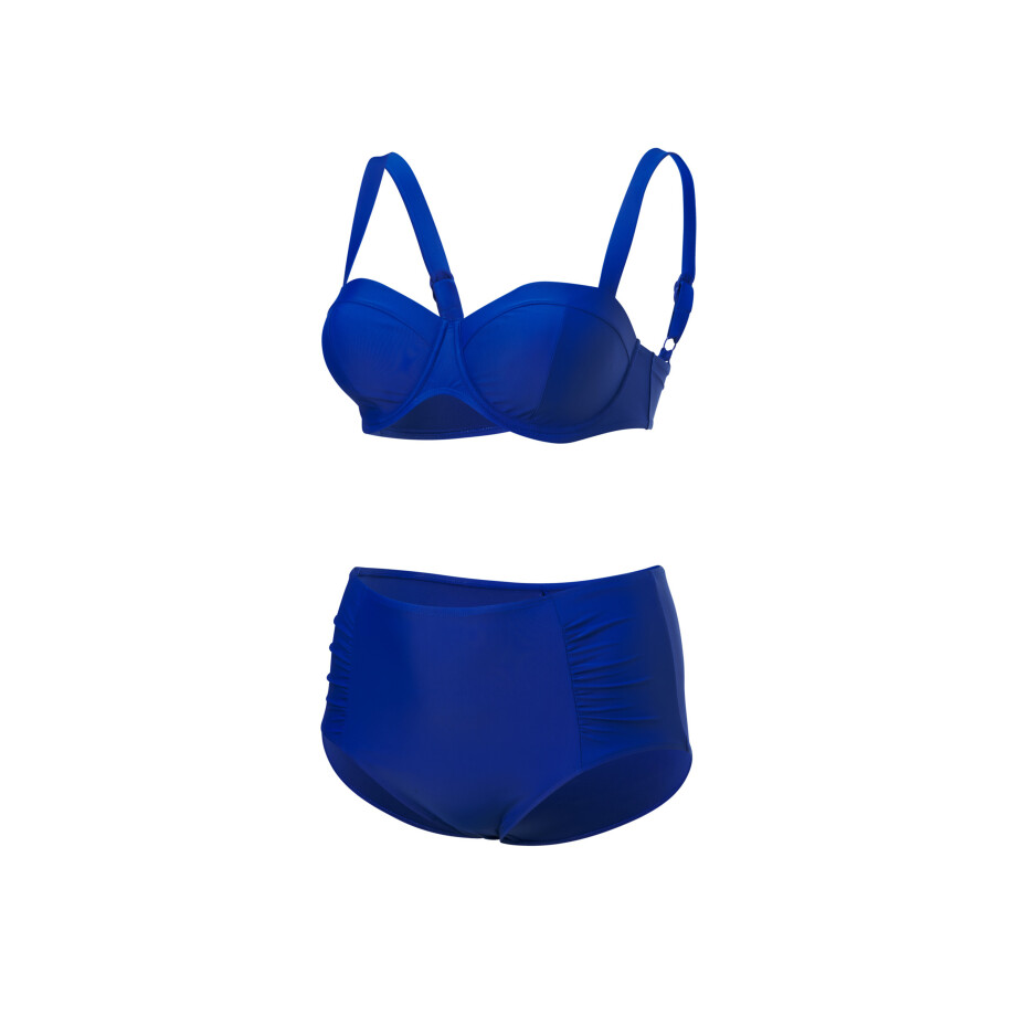 CRIVIT Dames badpak of bikini - plus size (Blauw, 44C) afbeelding 1