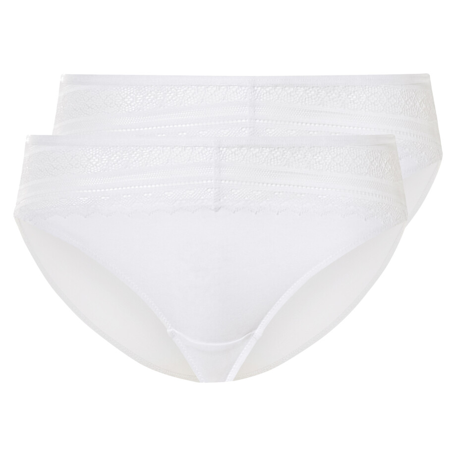 esmara 2 dames slips (Wit, XL (48/50)) esmara 2 dames slips (Wit, XL (48/50)) afbeelding 1