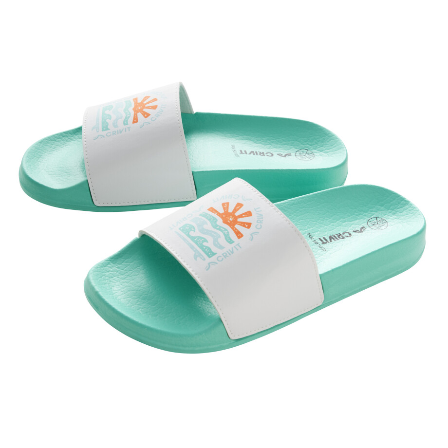 CRIVIT Dames badslippers (Groen, 36/37) CRIVIT Dames badslippers (Groen, 36/37) afbeelding 1