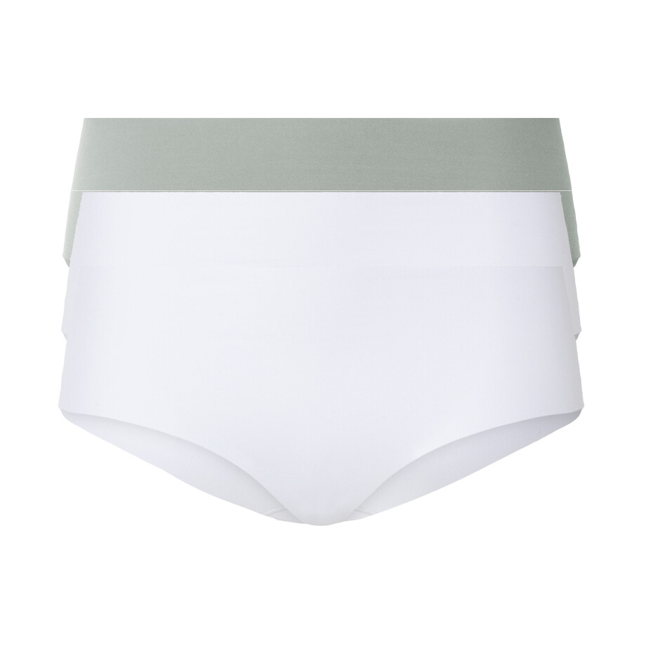 esmara 3 dames hipsters (Mint/wit, XS (32/34)) afbeelding 1
