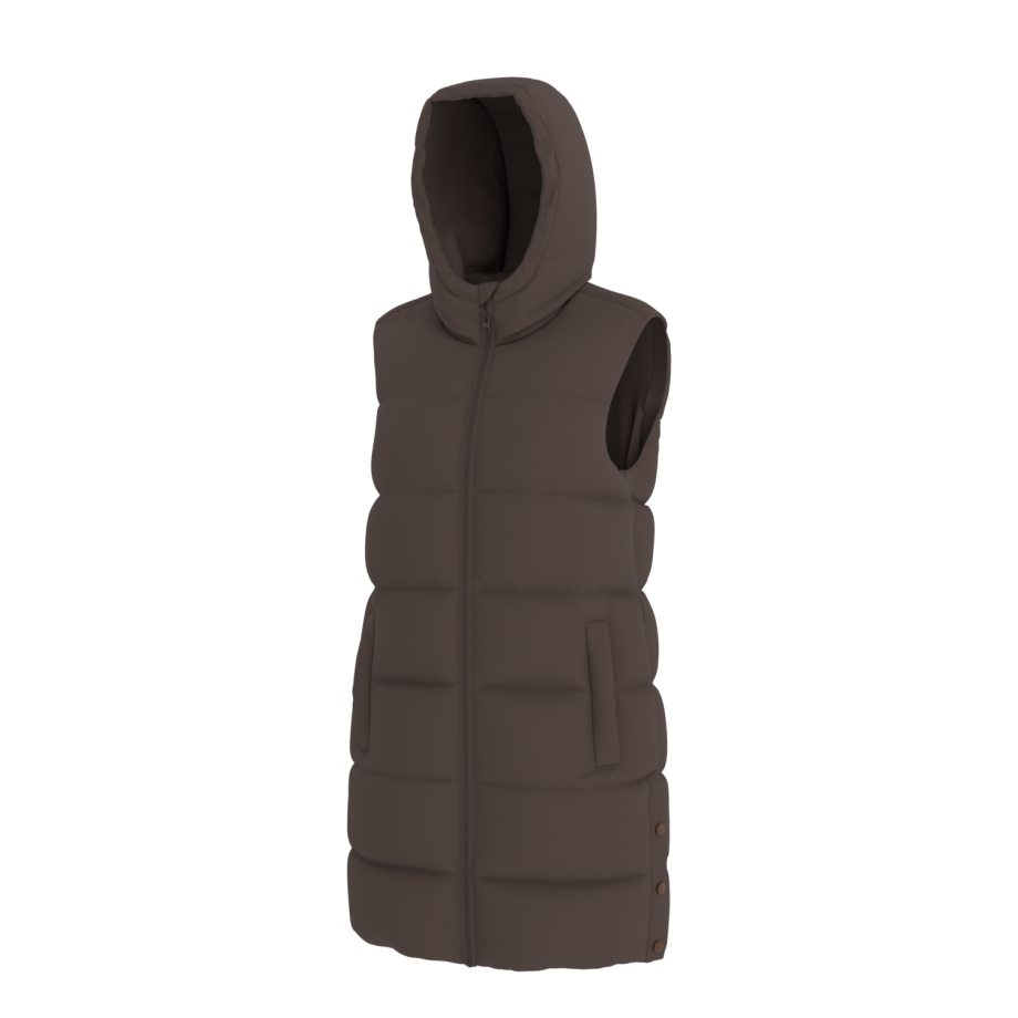ESMARA Dames bodywarmer (Bruin, XS (32/34)) afbeelding 1