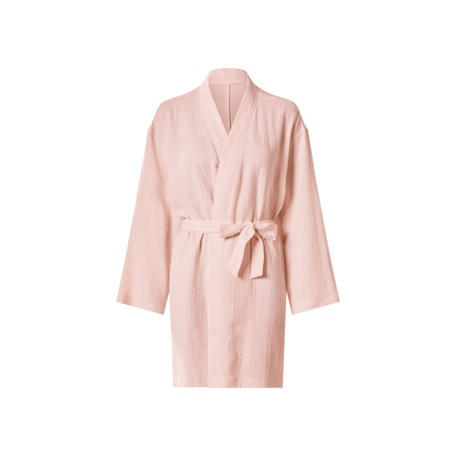 esmara Mousseline dames kimono (Lichtroze, M (40/42)) esmara Mousseline dames kimono (Lichtroze, M (40/42)) afbeelding 1