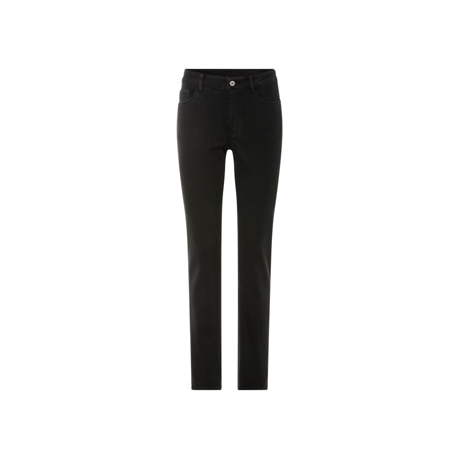 esmara Dames jeans - Slim fit (40 (korte lengte), Zwart) afbeelding 1