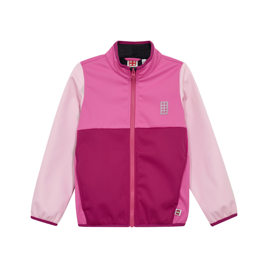 LEGO Wear Kinder softshelljas (Lichtroze/roze, 122/128) afbeelding 1