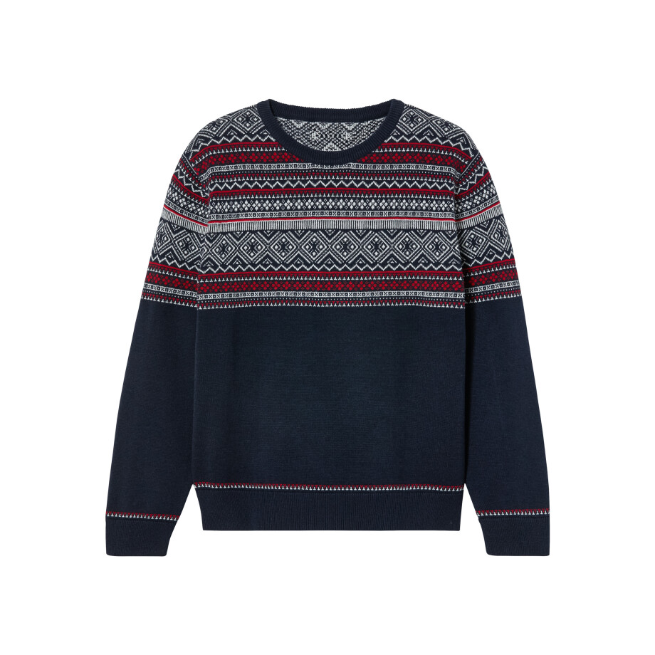 pepperts! Jongens trui (158/164, wit/rood/marineblauw) afbeelding 1