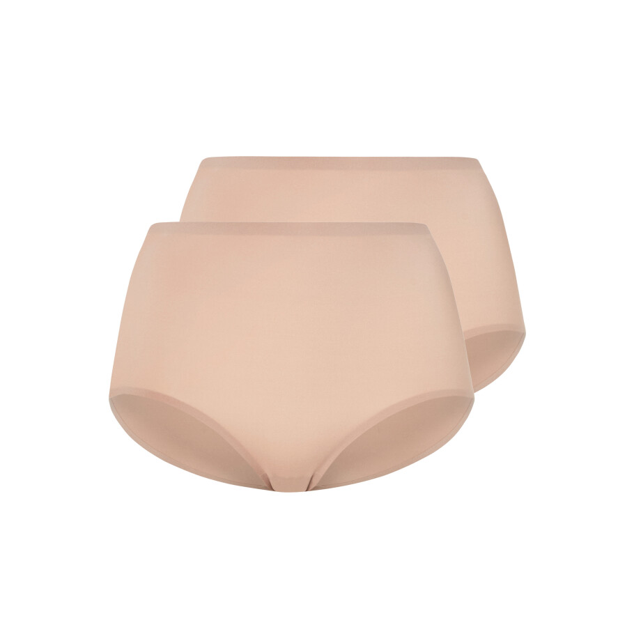 esmara 2 dames slips (Beige, M (40/42)) afbeelding 1