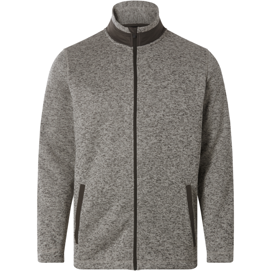 ESMARA MEN Heren gebreid fleecevest, plus size (Beige/bruin, 3XL) afbeelding 1