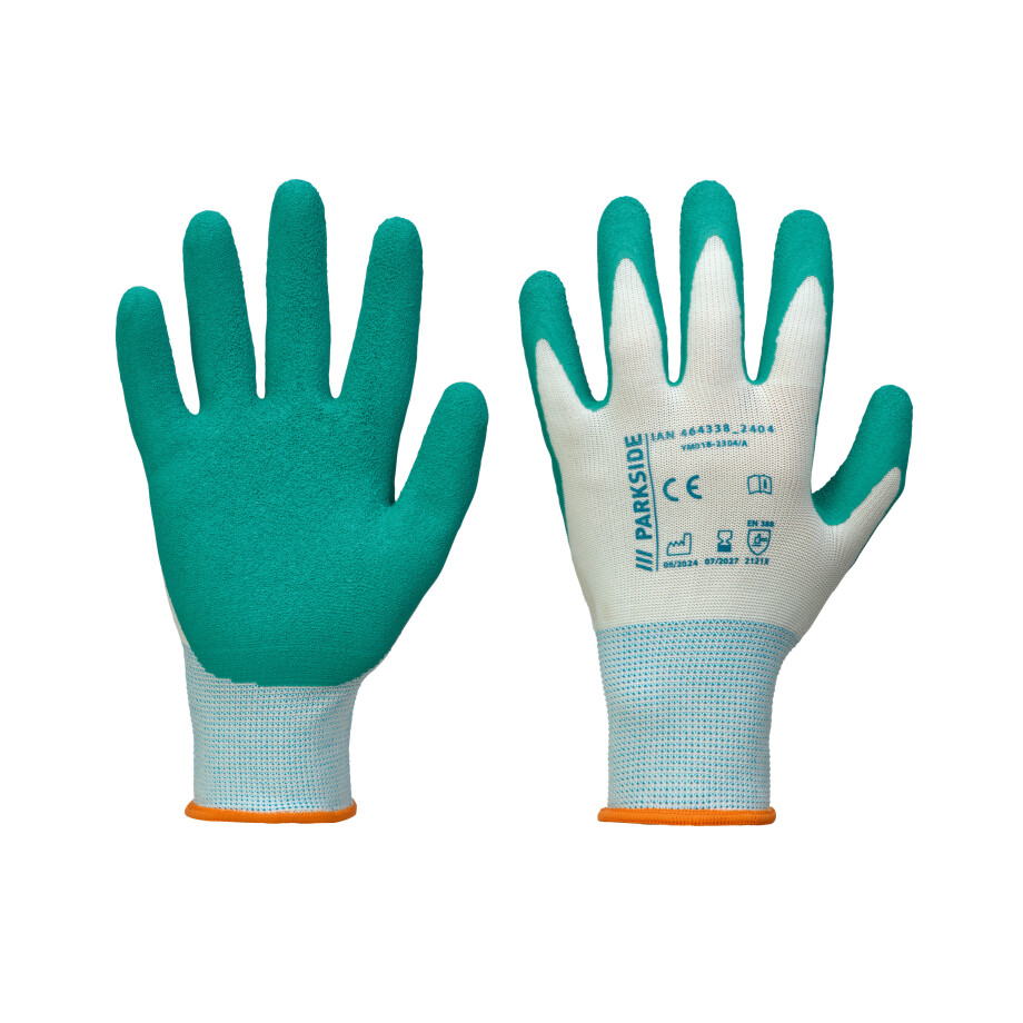PARKSIDE Tuinhandschoenen (latex/wit/turquoise, 9) afbeelding 1