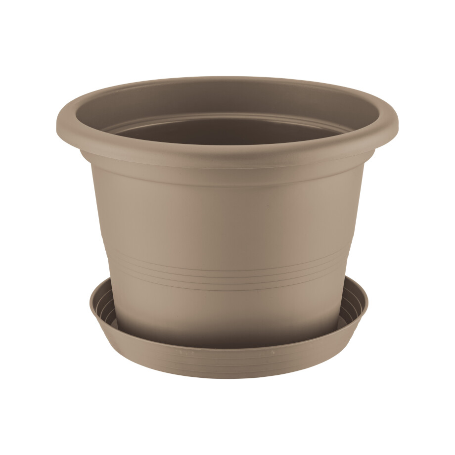PARKSIDE Bloempot met schotel (Beige) afbeelding 1