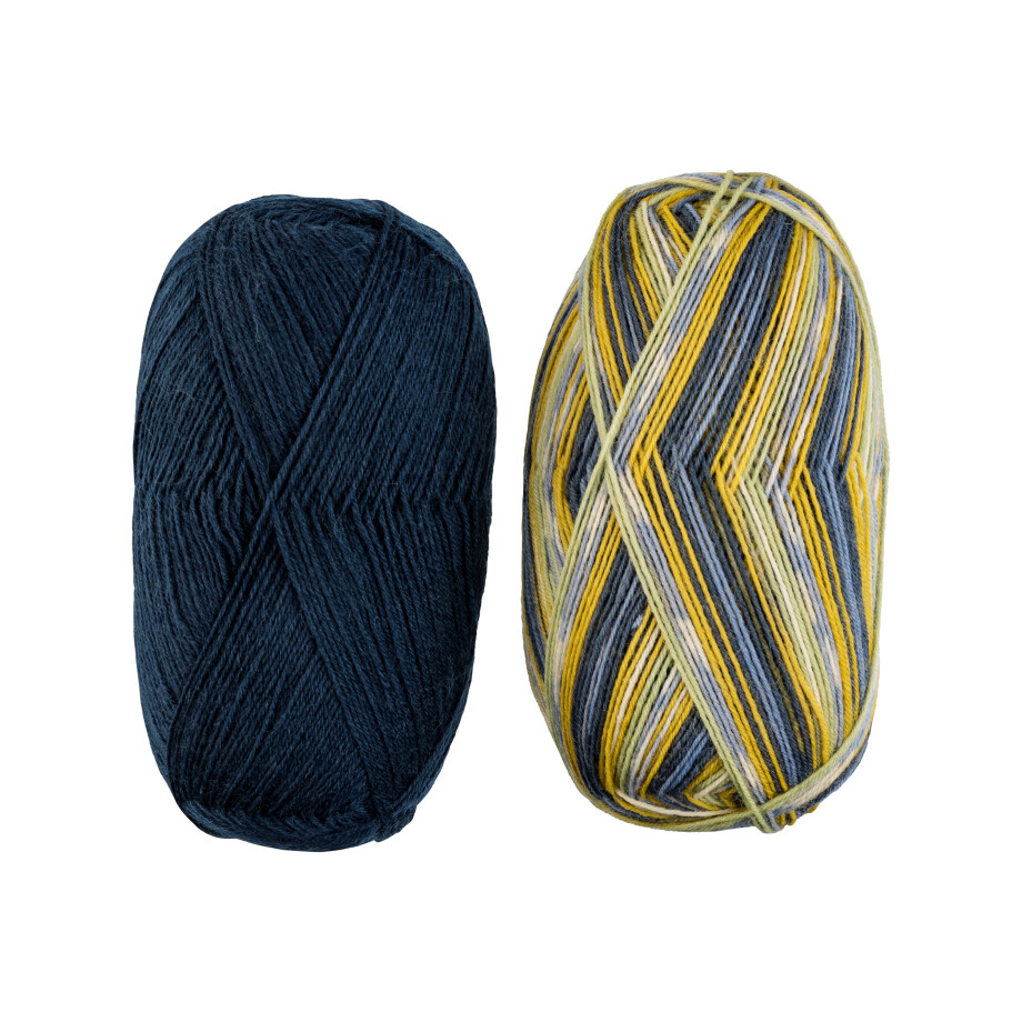 crelando Wollen breigaren (Groen/antraciet) crelando Wollen breigaren (Groen/antraciet) afbeelding 1