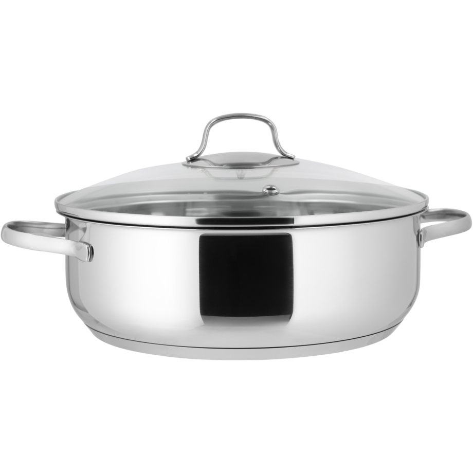 SILVERCREST RVS braadpan, Ø28 cm (roestvrij staal) afbeelding 