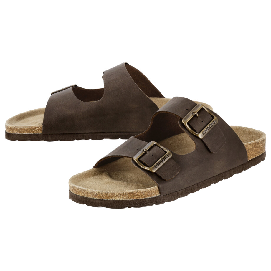 ESMARA MEN Heren slippers (Bruin, 46) ESMARA MEN Heren slippers (Bruin, 46) afbeelding 1