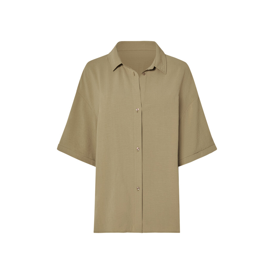 esmara Dames blouse (Kaki, XS (32/34)) afbeelding 1