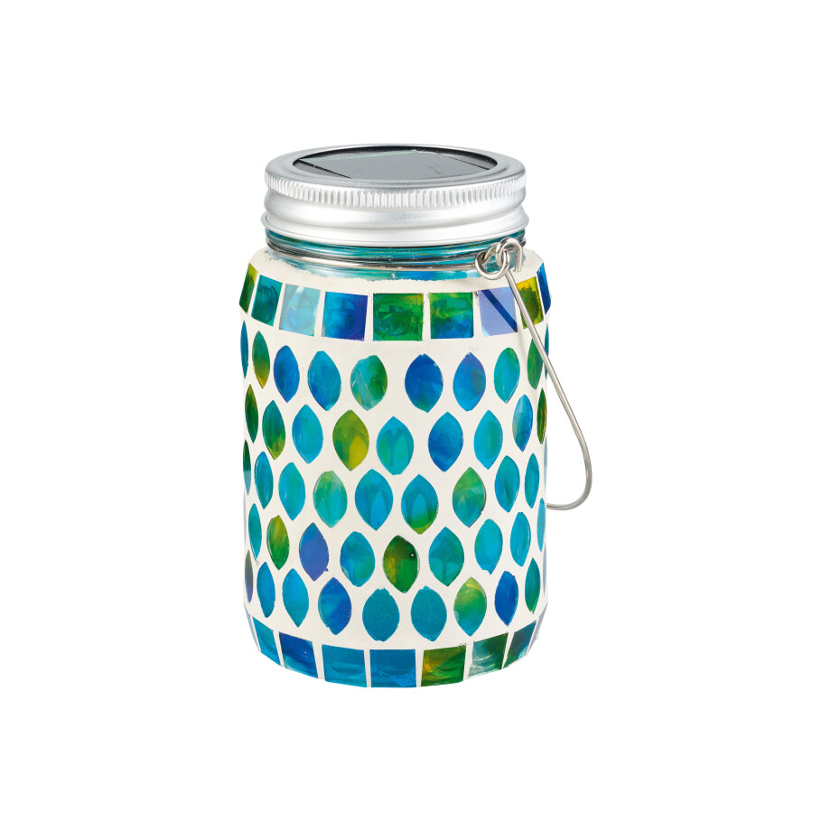 LIVARNO home Gesoldeerd glas met LED, beschilderd of mozaïek (Blauw) afbeelding 1