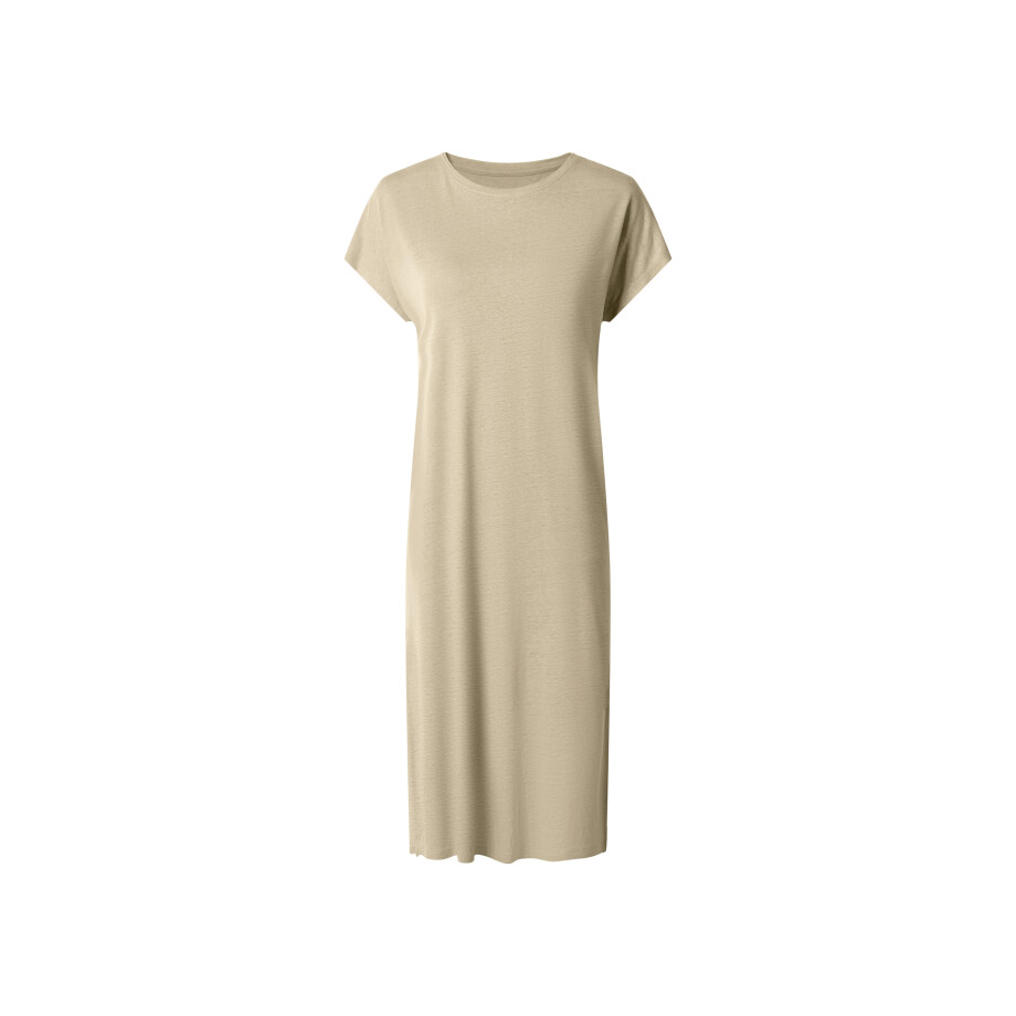 ESMARA Linnen dames jurk (Beige, XS (32/34)) afbeelding 1