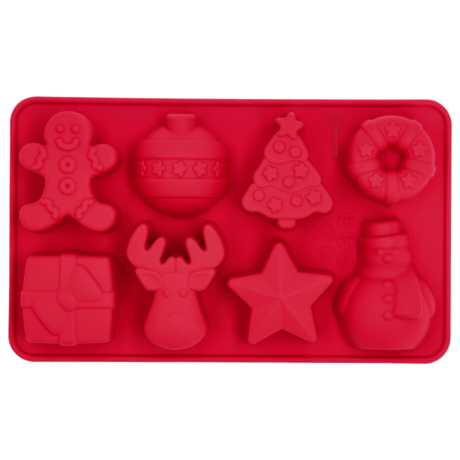 SILVERCREST Siliconen bakvorm of pralinevorm (Bakvorm kerstversiering) afbeelding 1