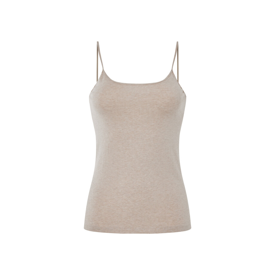 esmara Dames spaghettitop (Beige, S (36-38)) afbeelding 1