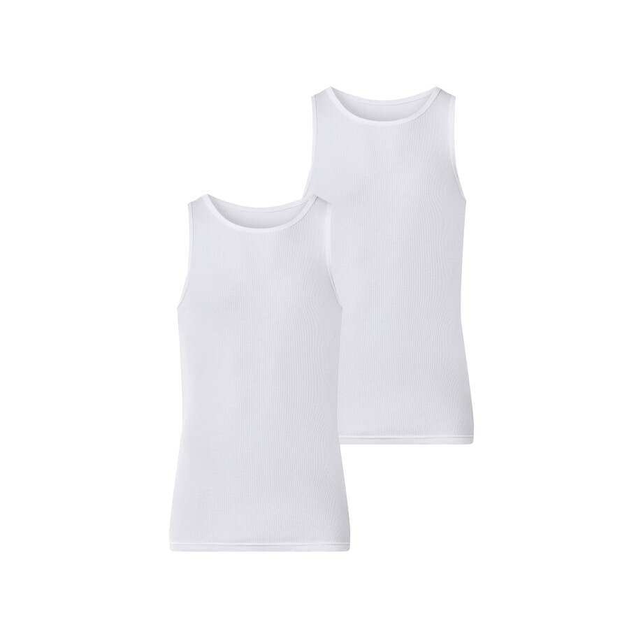ESMARA MEN Set van 2 heren hemden (Wit, M) ESMARA MEN Set van 2 heren hemden (Wit, M) afbeelding 1