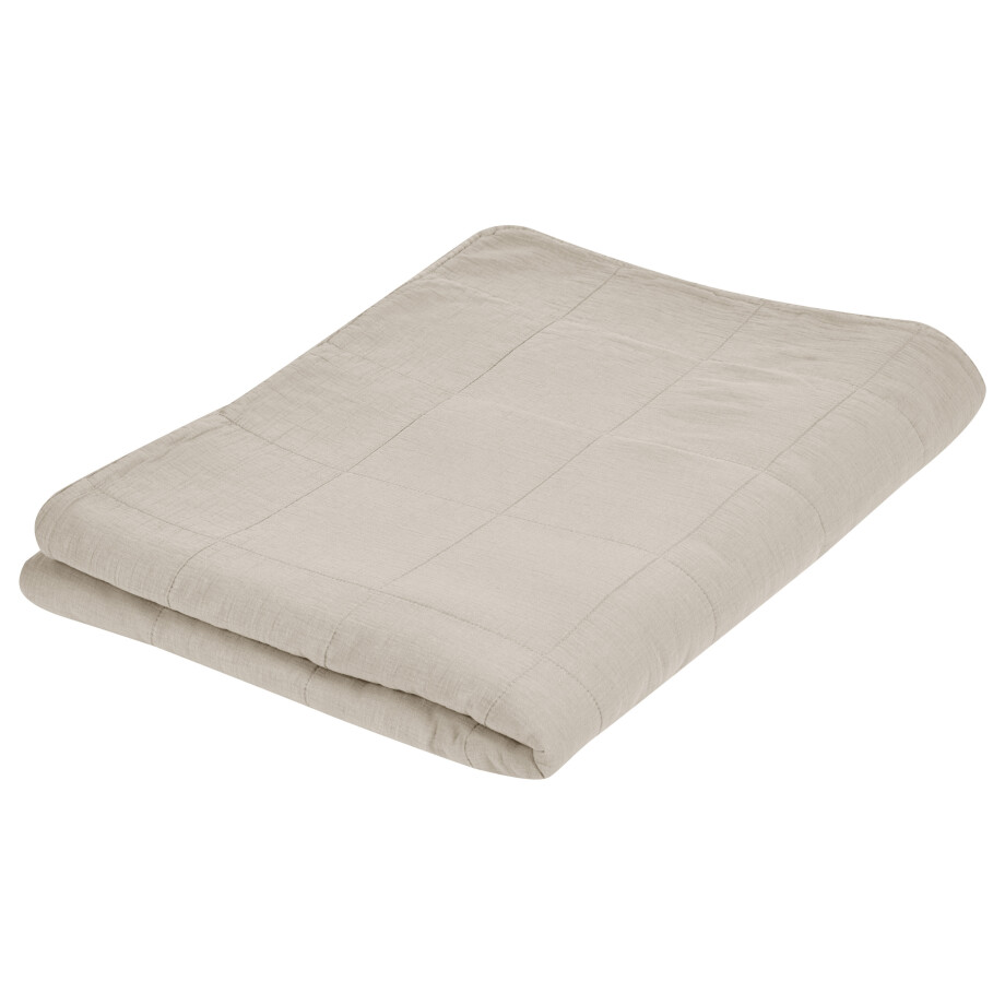 LIVARNO home Plaid 180 x 240 cm (Beige) afbeelding 1