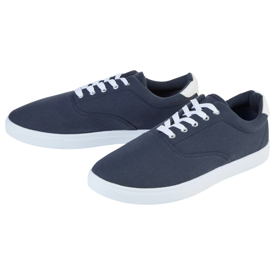 LIVERGY Heren sneakers (Marineblauw, 42) afbeelding 1