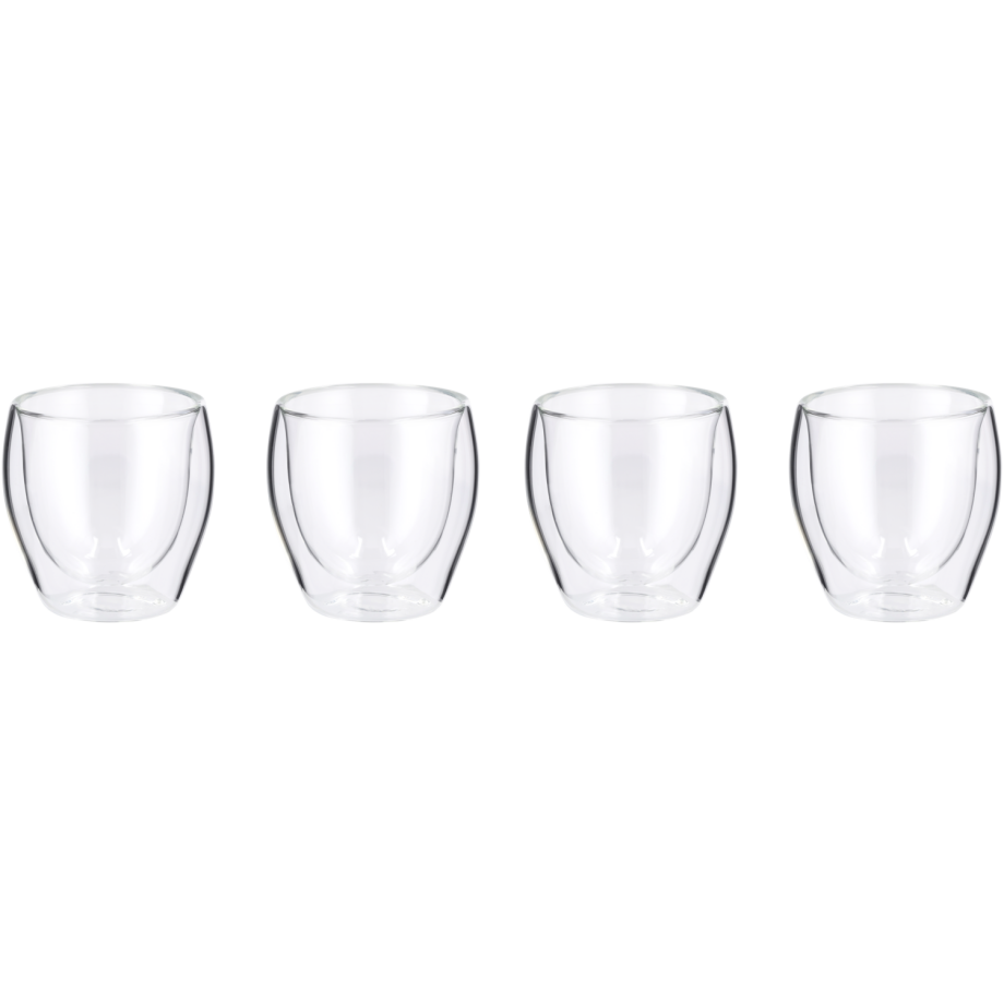 SILVERCREST Dubbelwandige glazen, Espresso, 4-delig SILVERCREST Dubbelwandige glazen, Espresso, 4-delig afbeelding 1