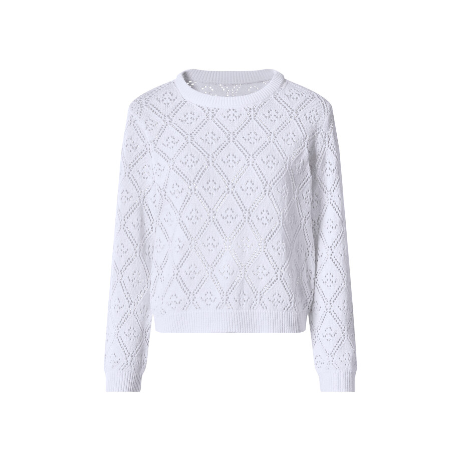 esmara Dames trui (Wit, M (40/42)) afbeelding 1