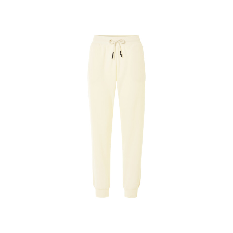 esmara Dames fleece broek (Crème, S (36/38)) afbeelding 1