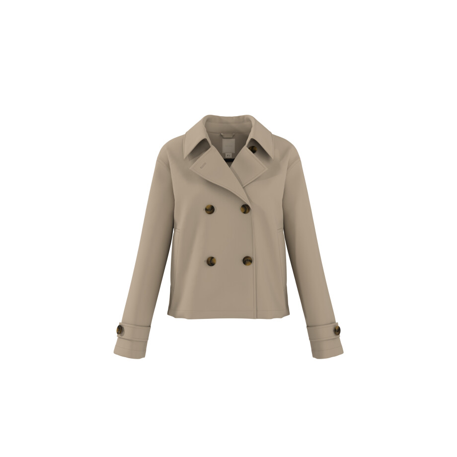 ESMARA Dames korte trenchcoat (Beige, 38) ESMARA Dames korte trenchcoat (Beige, 38) afbeelding 1