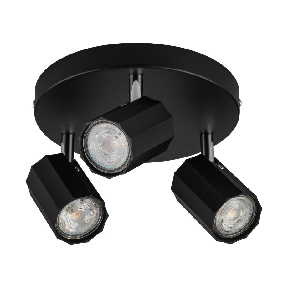 LIVARNO home Plafondlamp (Plafondlamp, mat zwart) afbeelding 1
