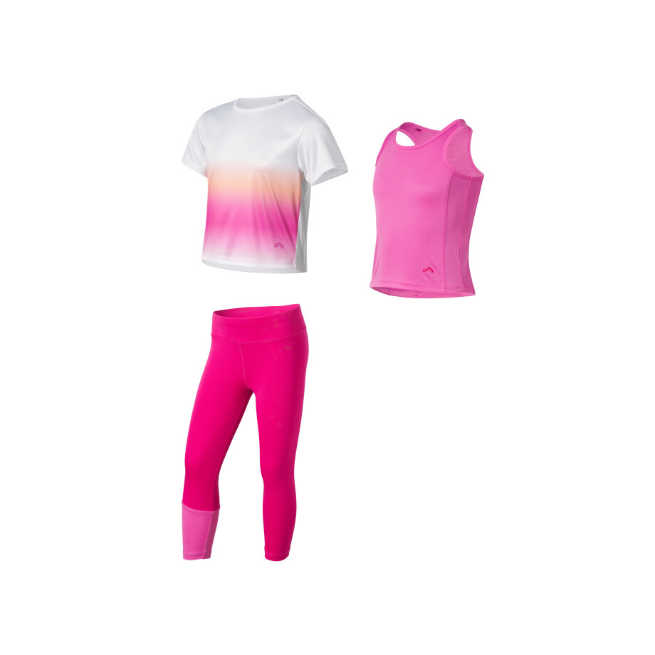 CRIVIT Kinder sportset (Roze/wit, 98/104) afbeelding 1