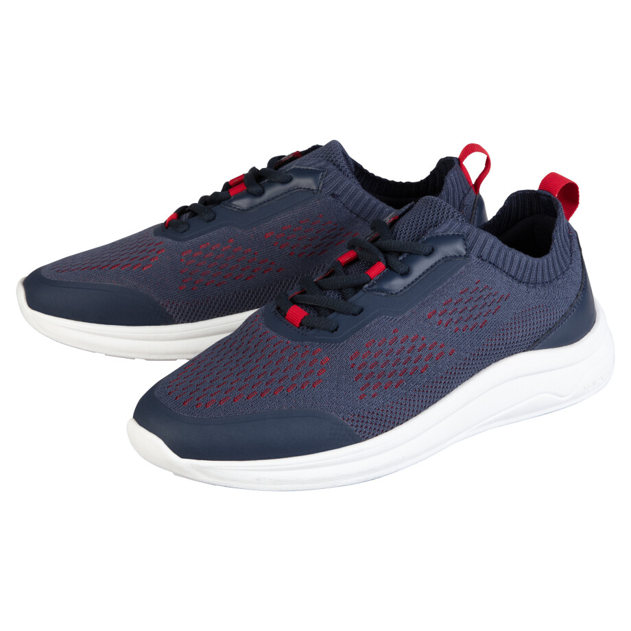LIVERGY Heren sneakers (Marineblauw, 42) afbeelding 1