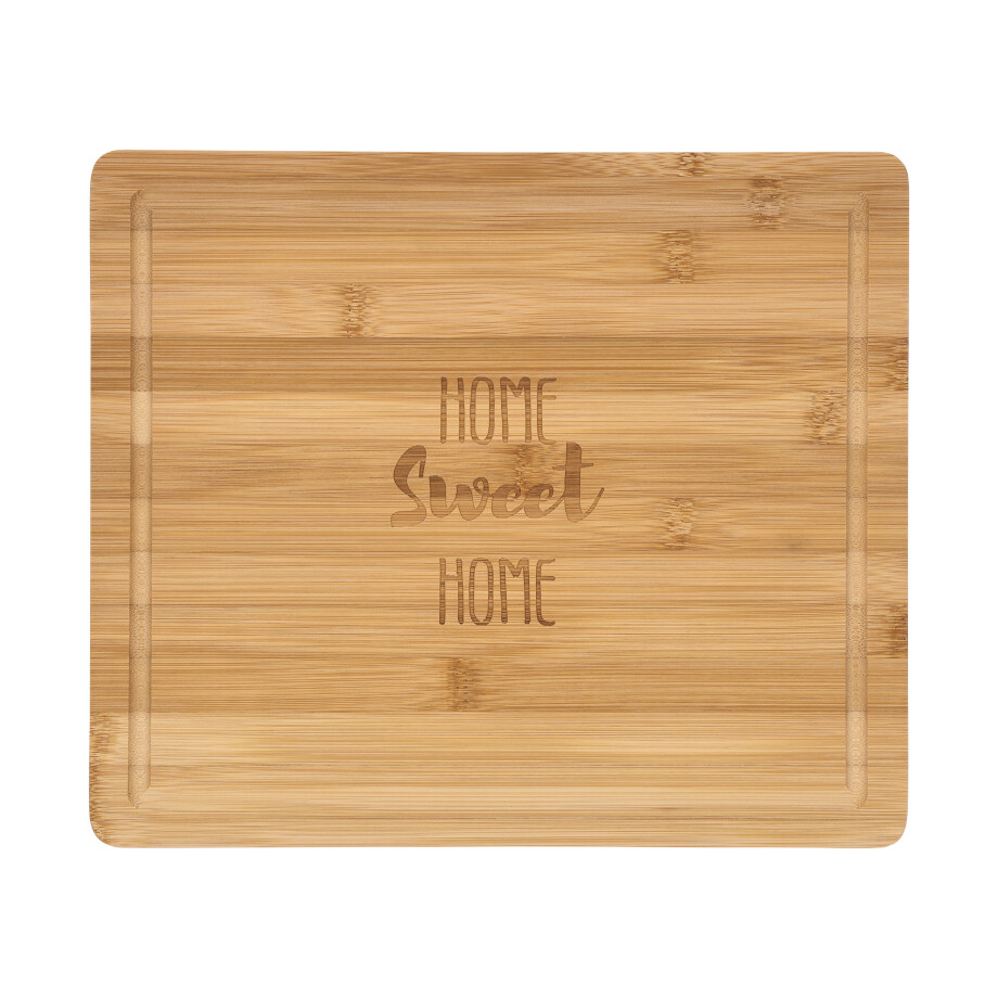 SILVERCREST Bamboe snijplank (Home sweet home) SILVERCREST Bamboe snijplank (Home sweet home) afbeelding 1