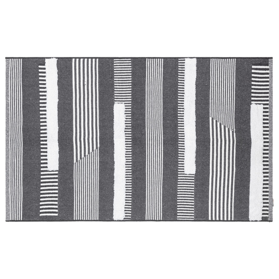 LIVARNO home Katoenen vloerkleed 120 x 180 cm (Grijs) LIVARNO home Katoenen vloerkleed 120 x 180 cm (Grijs) afbeelding 1