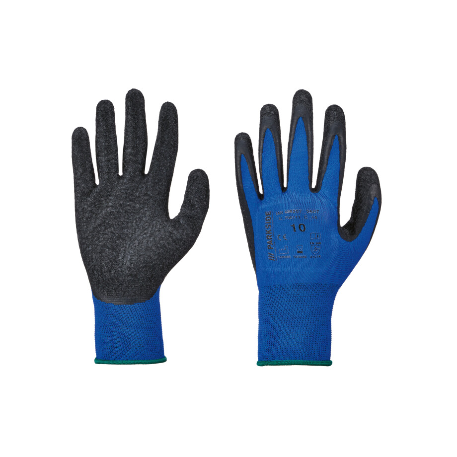 PARKSIDE Werkhandschoenen met latex coating (Blauw, 10) PARKSIDE Werkhandschoenen met latex coating (Blauw, 10) afbeelding 1