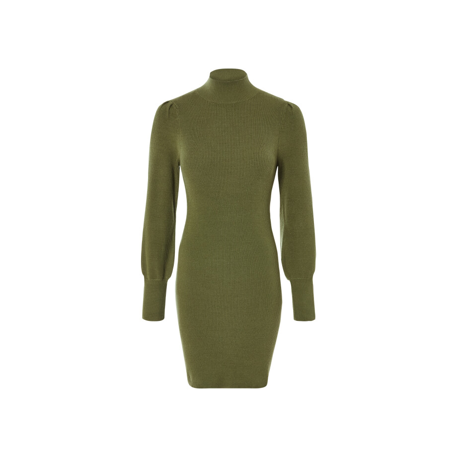 esmara Gebreide dames jurk (M (40/42), Groen) afbeelding 1