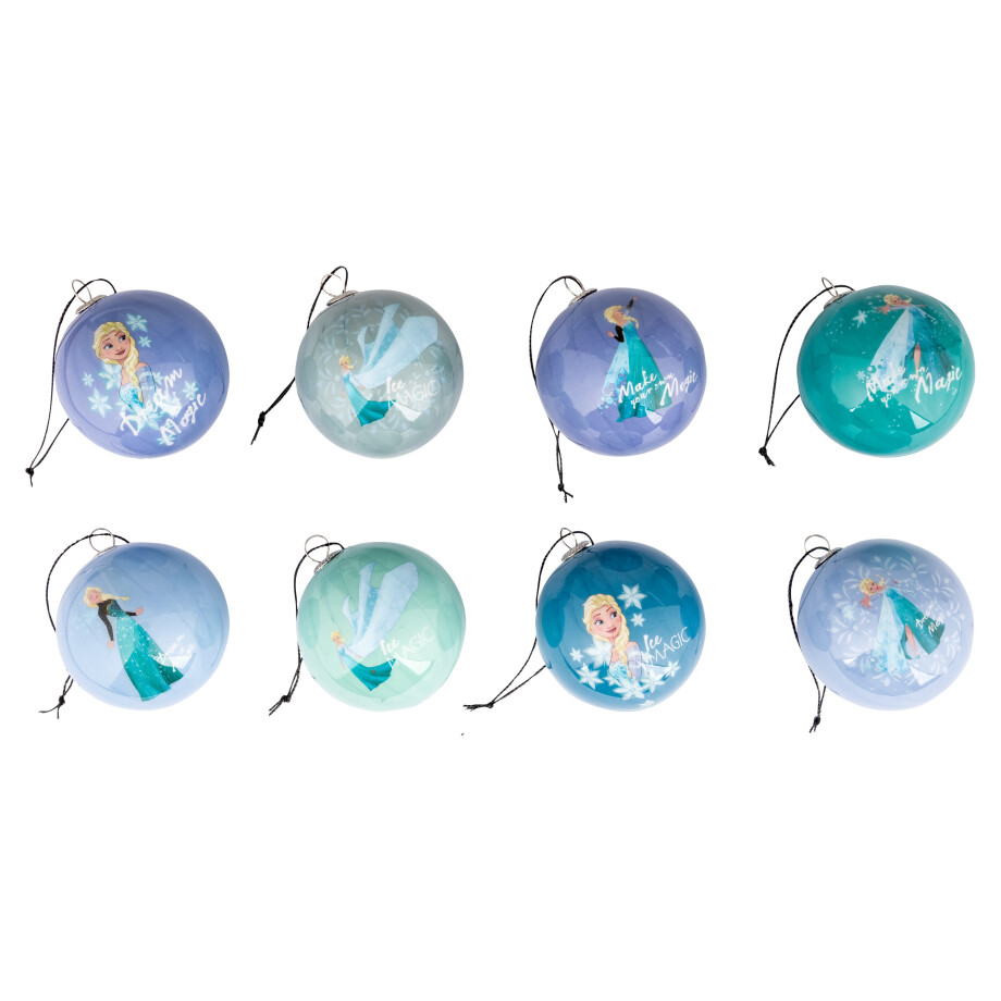 DISNEY 8 Kerstballen (Frozen) afbeelding 
