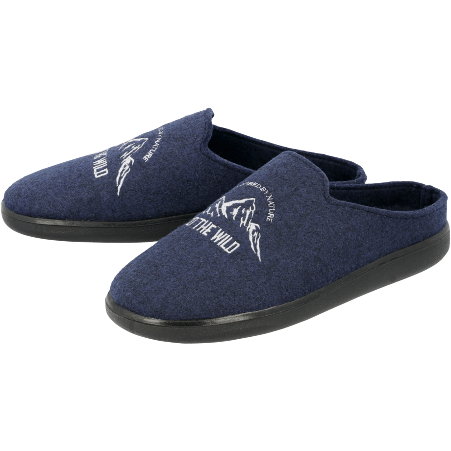 esmara Heren pantoffels (Marineblauw, 44) afbeelding 1