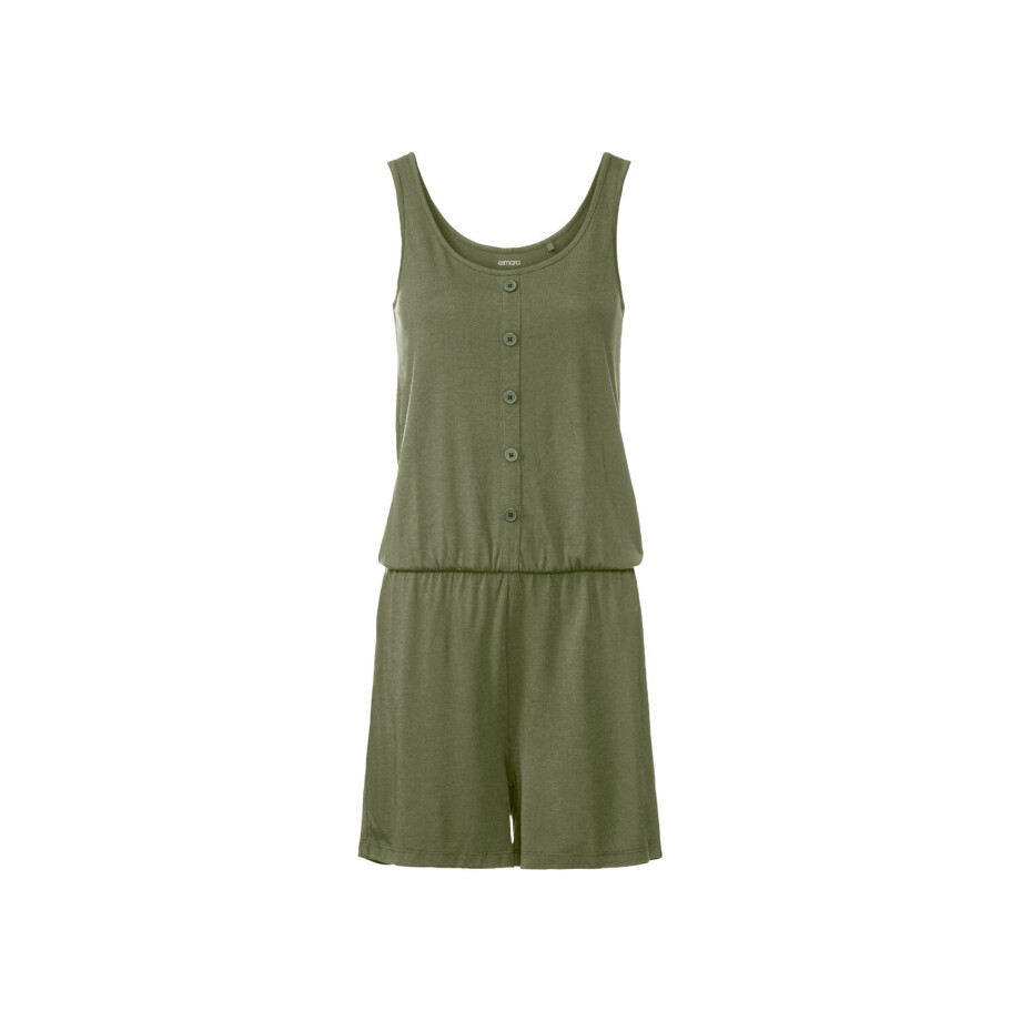 esmara Korte dames jumpsuit (Groen, XS (32/34)) afbeelding 1