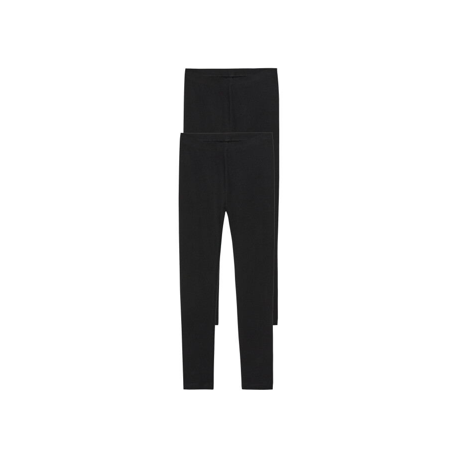 pepperts! 2 kinder leggings (Zwart, 134/140) afbeelding 1