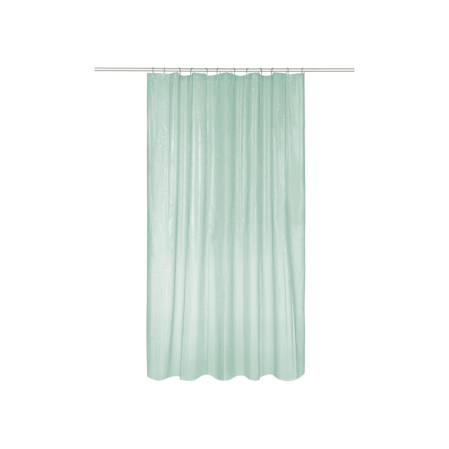 LIVARNO home Douchegordijn 180 x 200 cm (Groen) afbeelding 1