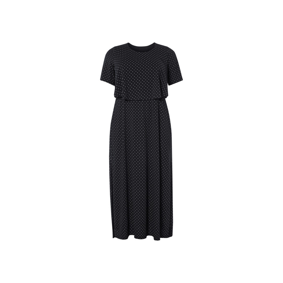 esmara Dames jurk - plus size (Zwart, 3XL (56/58)) afbeelding 1