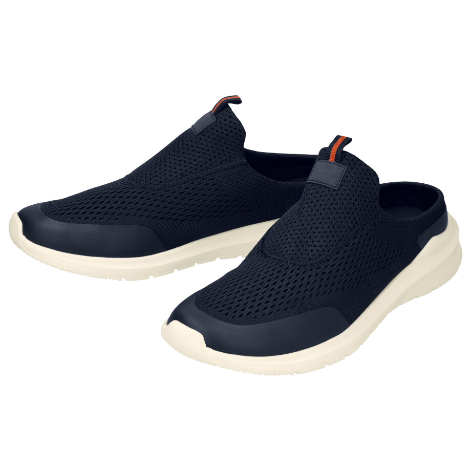 ESMARA MEN Heren instappers - lichtgewicht mesh (Marineblauw, 42) afbeelding 1