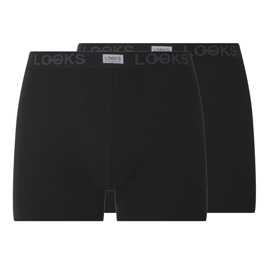 LOOKS by Wolfgang Joop Set van 2 heren boxers (Zwart, XL) LOOKS by Wolfgang Joop Set van 2 heren boxers (Zwart, XL) afbeelding 1